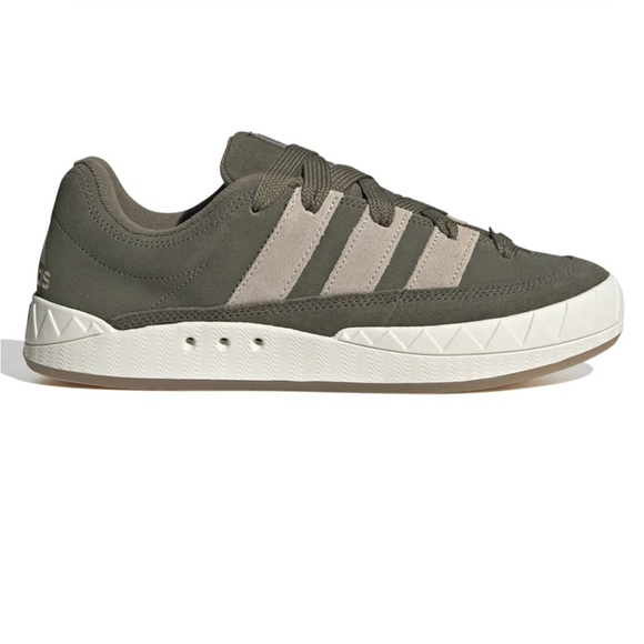Adidas Khaki and White Casual Sneakers - Picture 1 of 3